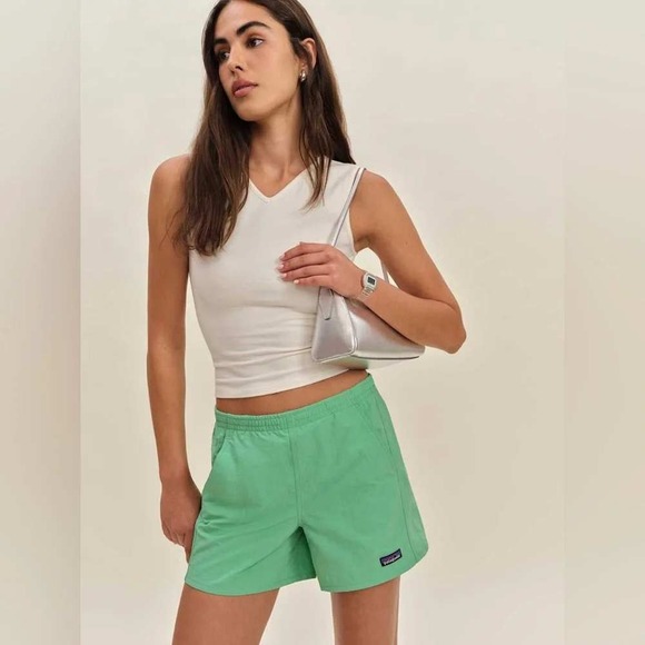Patagonia Pants - Patagonia Green Athletic Shorts